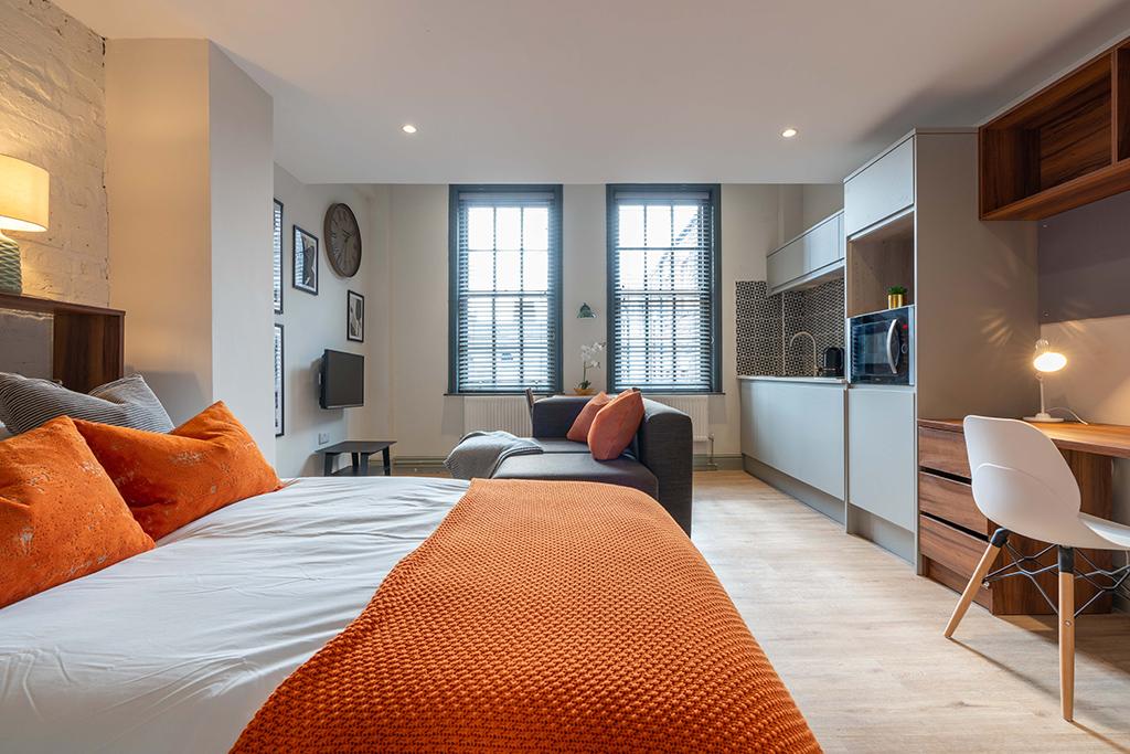 Flat 19 Rodney Street Student Studio Flat Liverpool Student Cribs